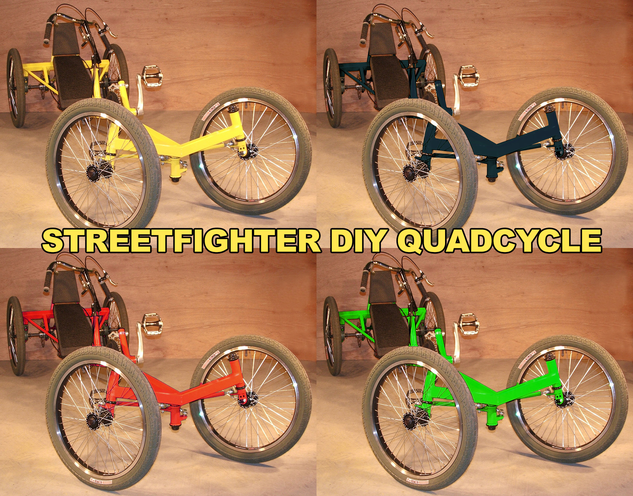 StreetFighter QuadCycle - diy quadcycle